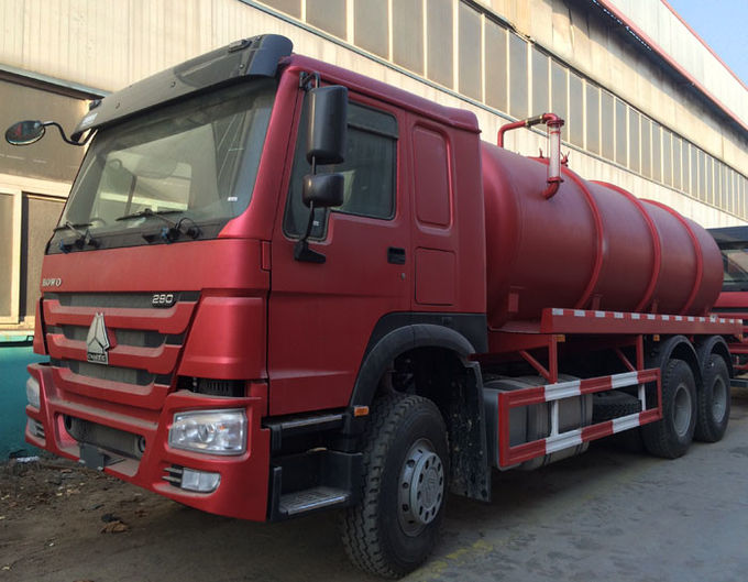 Caminhão-tanque de sucção de esgoto a vácuo Sinotruk Howo 6X4