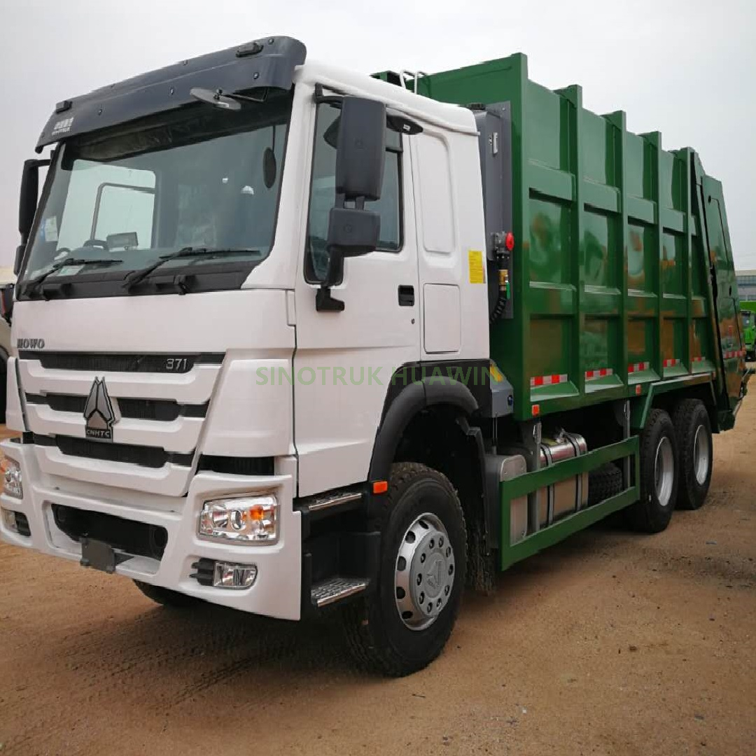 Caminhão compactador de lixo Sinotruk Howo 6x4