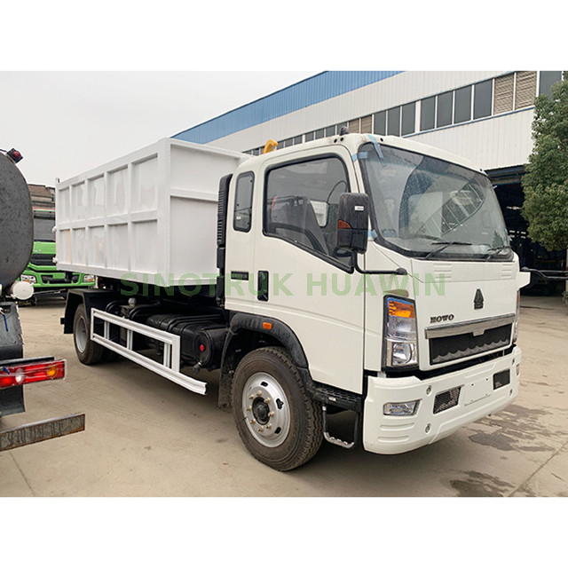 Caminhão de lixo SINOTRUK 4X2 braço elevador com gancho