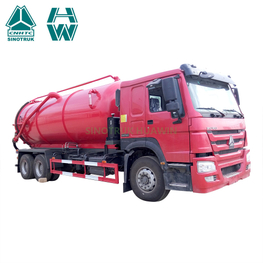 Caminhão-tanque de sucção de esgoto a vácuo Sinotruk Howo 6X4
