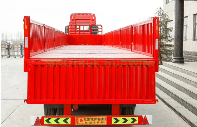 Semi-reboque lateral de parede SINOTRUK 40FT 2 eixos