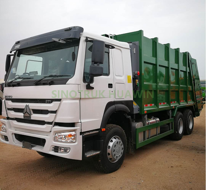 Caminhão compactador de lixo Sinotruk Howo 6x4
