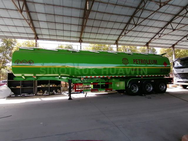 Semi-reboque de tanque inoxidável de 3 eixos (36CBM)