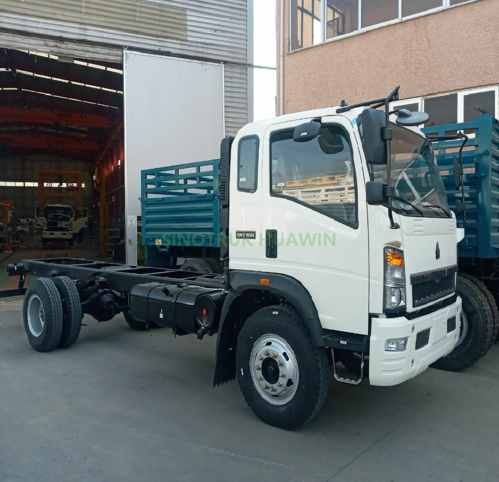 Chassi de carga SINOTRUK HOWO 4×2 6 rodas para serviço leve 10T para a Etiópia