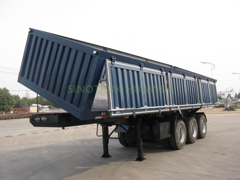 Semi-reboque basculante lateral SINOTRUK 3 eixos